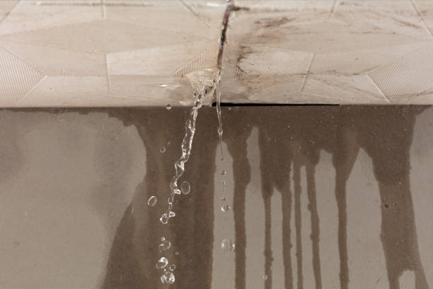 Professional Commercial Water Damage Restoration technician working in Brownville Junction, ME
